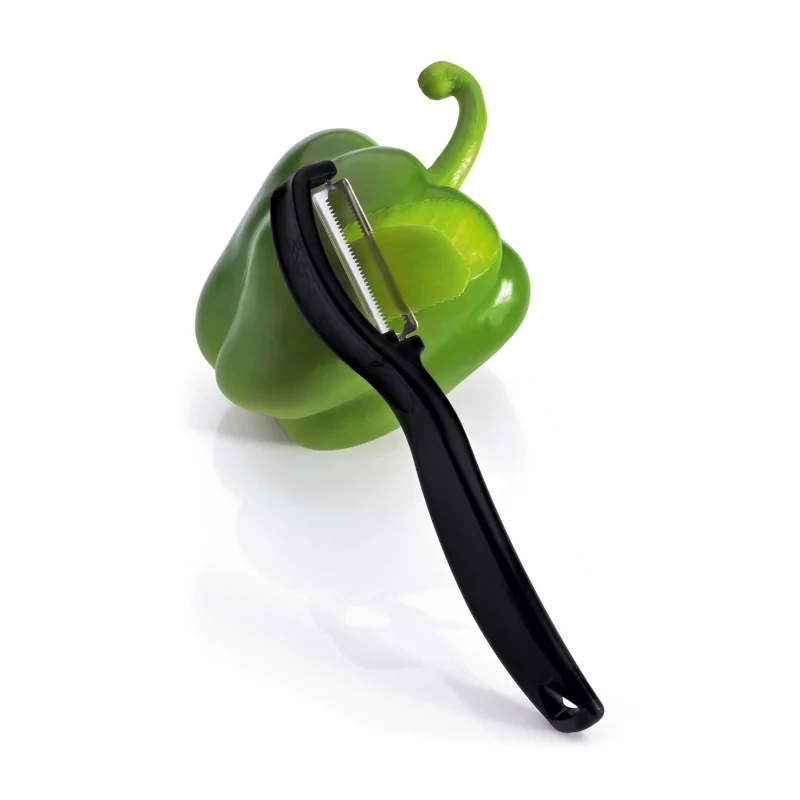 Triangle Vertical Peeler Black. Serrated Blade Triangle Vertical Peeler Black. Serrated Blade