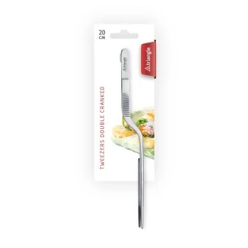 Triangle Tweezers Double Cranked 20 cm. Carded