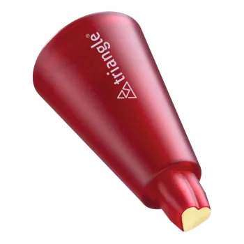 Triangle Confetti Cutter Set. 2 - Piece. Red