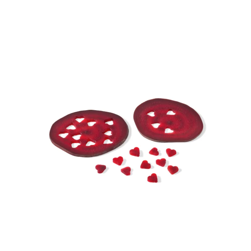 Triangle Confetti Cutter Set. 2 - Piece. Red Triangle Confetti Cutter Set. 2 - Piece. Red
