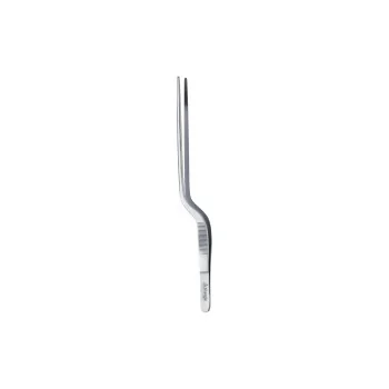 Triangle Tweezers Double Cranked 14 cm. Carded