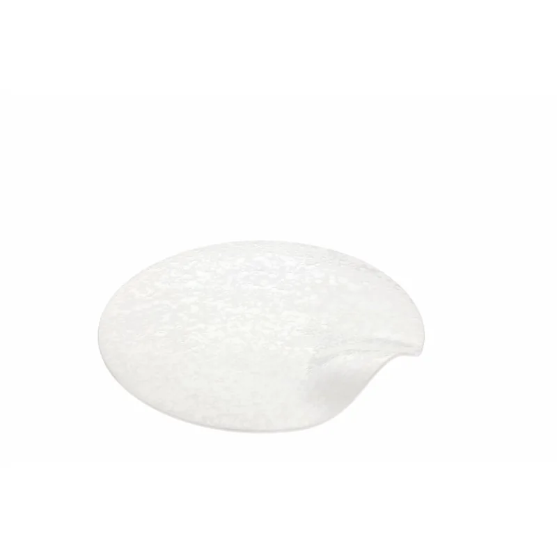 Handcrafted Fine Porcelain Flat Plate "Dune" 15 cm - Set of 6 Handcrafted Fine Porcelain Flat Plate "Dune" 15 cm - Set of 6