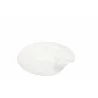 Handcrafted Fine Porcelain Flat Plate "Dune" 27 cm - Set of 4