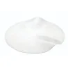 Handcrafted Fine Porcelain Flat Plate "Duna" 15 cm - Set of 6