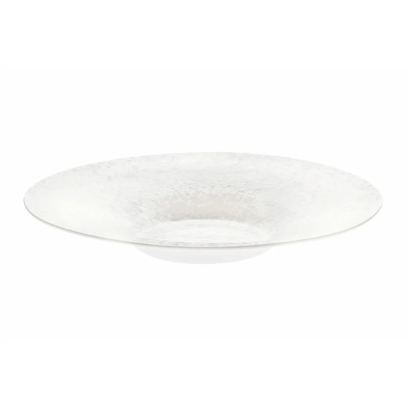 Handcrafted Fine Porcelain Deep Plate Gourmet 28 cm - Height 4.5 cm - Set of 4