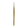 Triangle Tweezers Pointed. Straight 15 cm. Gold. Carded
