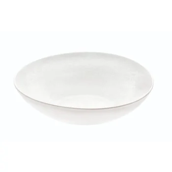 Handcrafted Fine Porcelain Wok Gourmet 25 cm - Height 6 cm - Set of 6