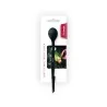 Triangle Chef Tasting Spoon & Tweezers (Black). Carded