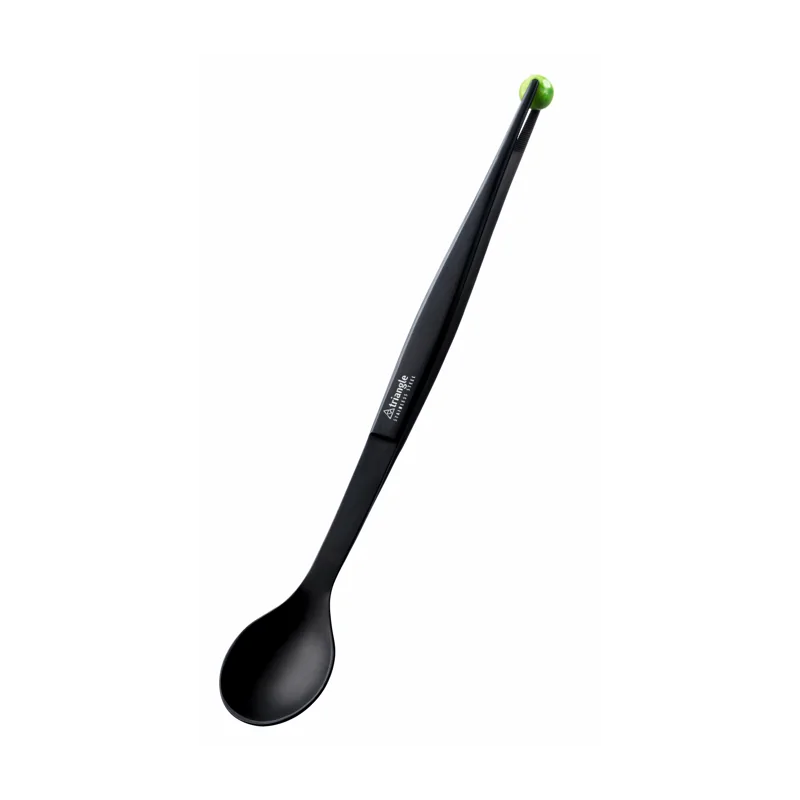 Triangle Chef Tasting Spoon & Tweezers (Black). Carded Triangle Chef Tasting Spoon & Tweezers (Black). Carded