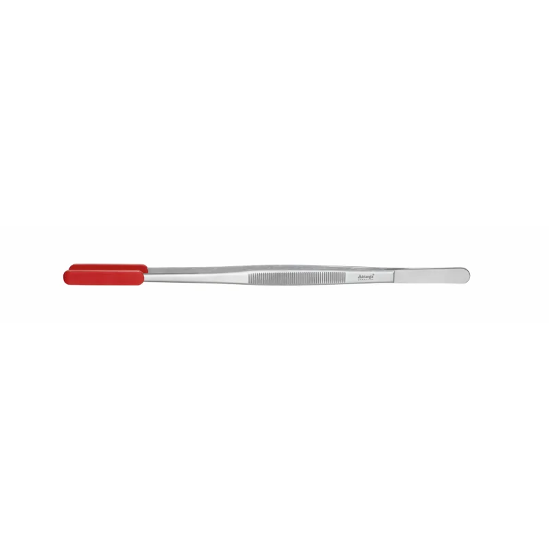Triangle Barbecue Tweezers 35 cm With Silicone Tips Triangle Barbecue Tweezers 35 cm With Silicone Tips