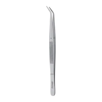 Triangle Tweezers Cranked 15 cm. Carded