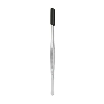 Triangle Barbecue Tweezers 30 cm With Silicone Tips. Carded