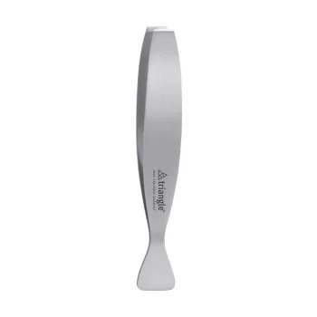 Triangle Fish Bone Tweezers Straight. Boxed