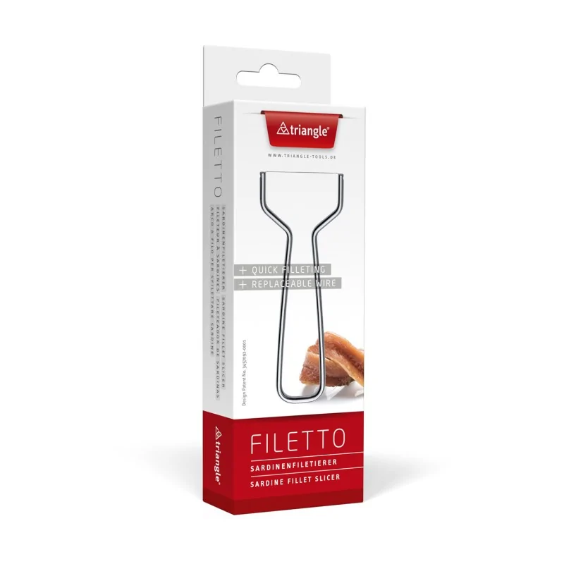 Triangle Sardine Fillet Slicer. Boxed Triangle Sardine Fillet Slicer. Boxed