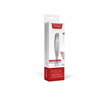 Triangle Fish Bone Tweezers Diagonal. Boxed