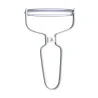 Triangle Horizontal Peeler 90 mm. Straight Blade. Stainless