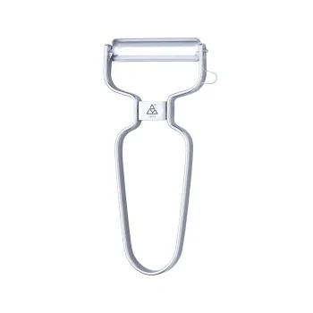 Triangle Horizontal Peeler 50 mm. Serrated Blade. Stainless