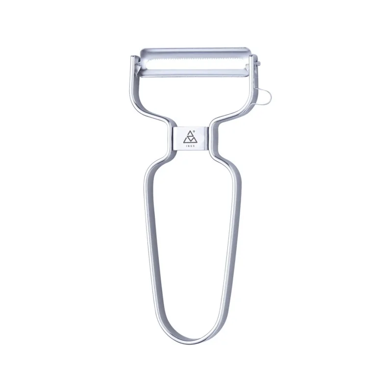 Triangle Horizontal Peeler 50 mm. Serrated Blade. Stainless Triangle Horizontal Peeler 50 mm. Serrated Blade. Stainless