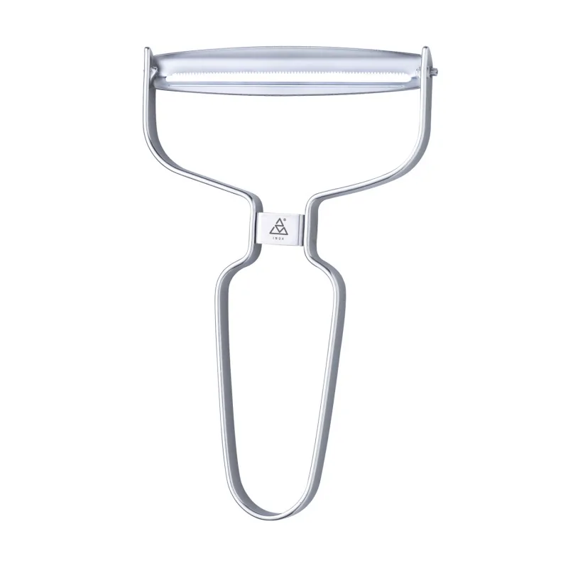 Triangle Horizontal Peeler 90 mm. Serrated. Stainless Triangle Horizontal Peeler 90 mm. Serrated. Stainless