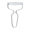 Triangle Horizontal Peeler 90 mm. Serrated. Stainless