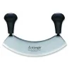 Triangle Mincing Knife 17.5 cm. Double Blade. Tempered. Boxed