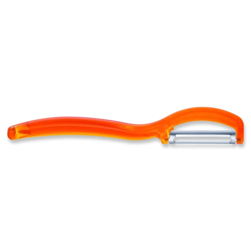 Triangle Vertical Peeler Orange. Straight Blade Triangle Vertical Peeler Orange. Straight Blade