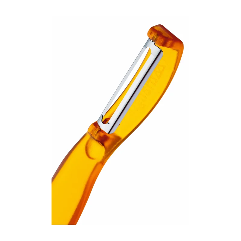Triangle Vertical Peeler Orange. Straight Blade Triangle Vertical Peeler Orange. Straight Blade