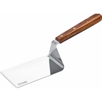 Triangle Plancha Spatula 12 cm Walnut