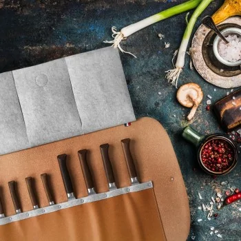 Opinel 8-Piece Knife Roll Made In France Collection