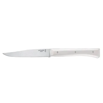 Opinel Set Of 4 Facette Steak Knives - White Vitter