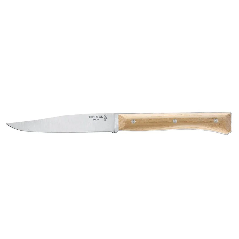Opinel Set Of 4 Facette Steak Knives - Ash