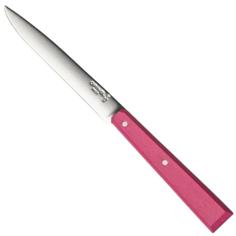 Opinel Bon Appetit Steak Knives - Fuschia - pack of 12