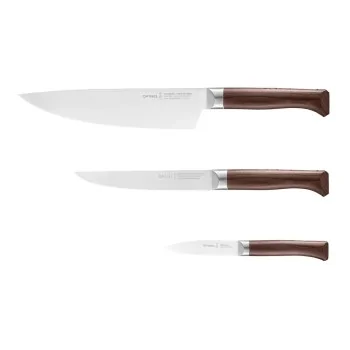Opinel Les Forges Trio Set (8"Chef, Carving, Paring)