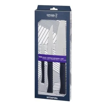 Opinel Intempora Trio Set (8"Chef, Carving, Paring) -