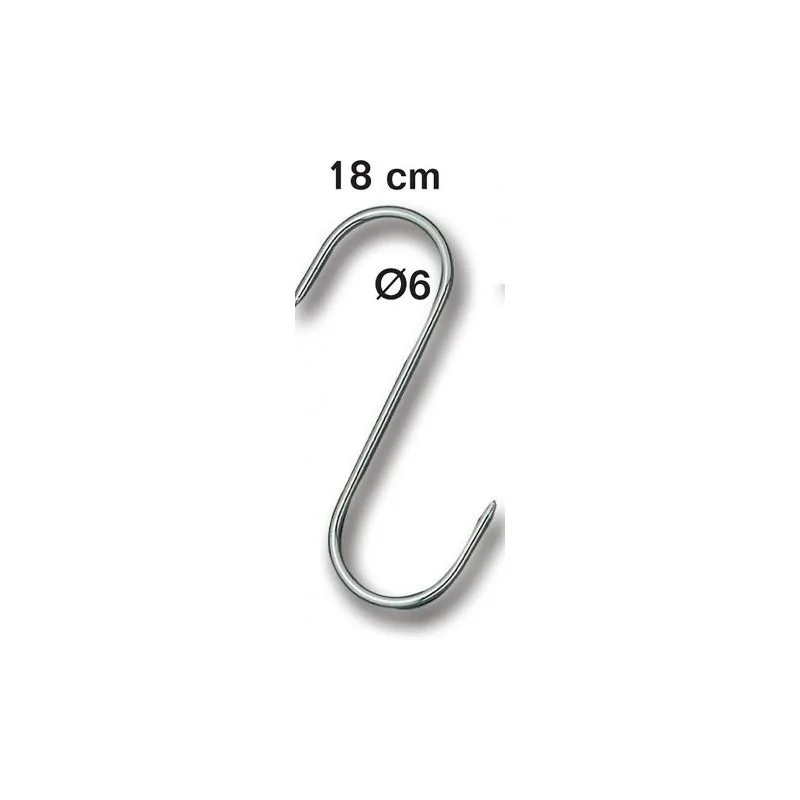 FISCHER Box of 10 Meat Hooks 18 cm -