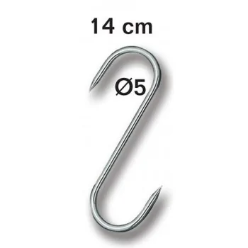 FISCHER Box of 10 Meat Hooks 14 cm -