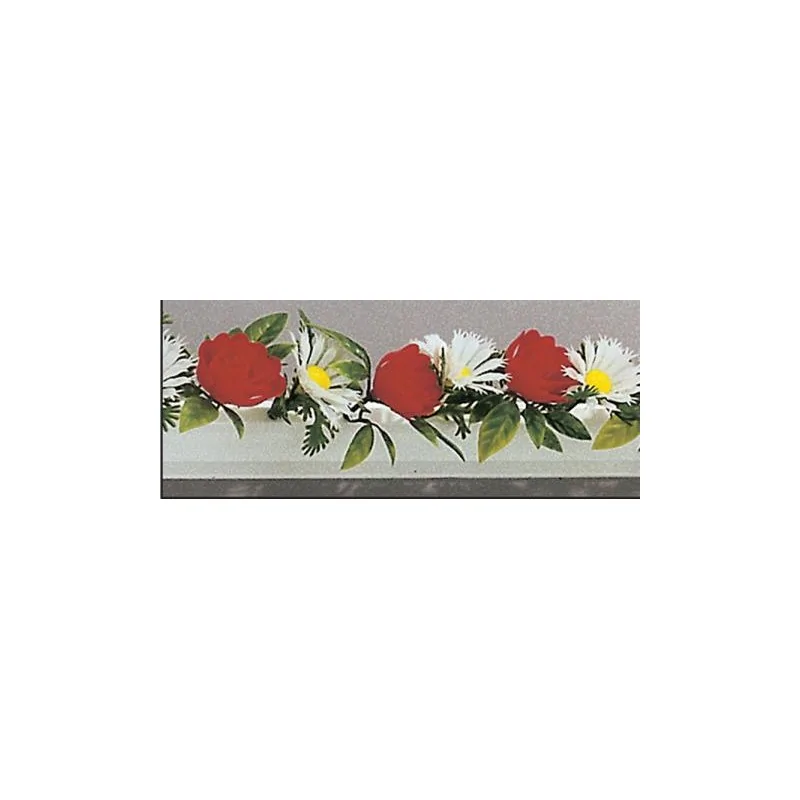 FISCHER Assorted Daisies/Roses Garnish- Box of 12 Pieces