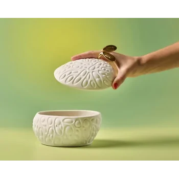 Rex Large Egg-Shaped Cellular Bowl - 15.5 x 13 x 7 cm - Set of 4