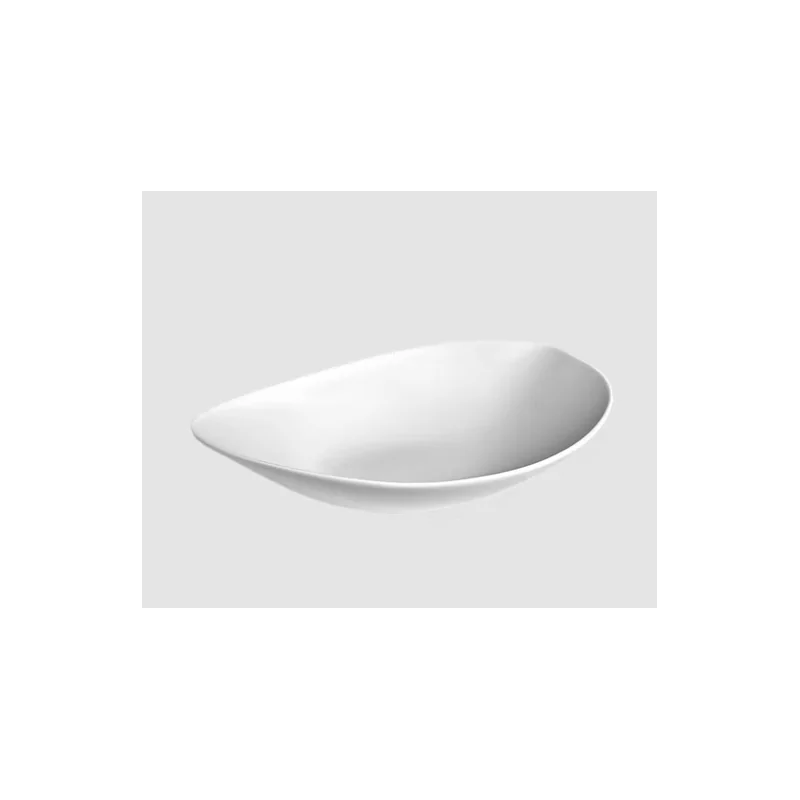 Shell Curved Ceviche Bowl - Matte - 21 x 22 x 5.5 cm - Set of 4