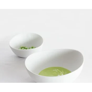 Shell Curved Ramen Bowl - Matte - 18.5 x 19.5 x 8.5 cm - Set of 4