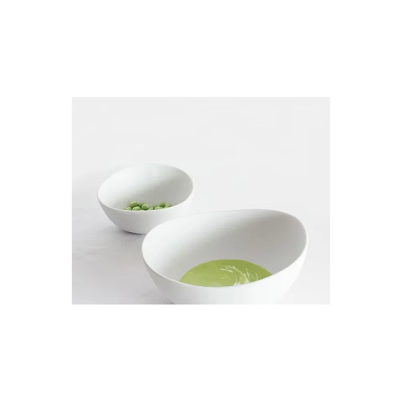 Shell Curved Ramen Bowl - Matte - 18.5 x 19.5 x 8.5 cm - Set of 4