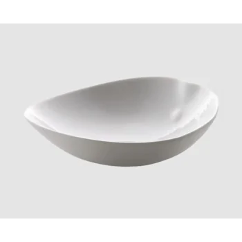 Shell Curved Salad Bowl - Matte - 21.5 x 22 x 7.5 cm - Set of 4