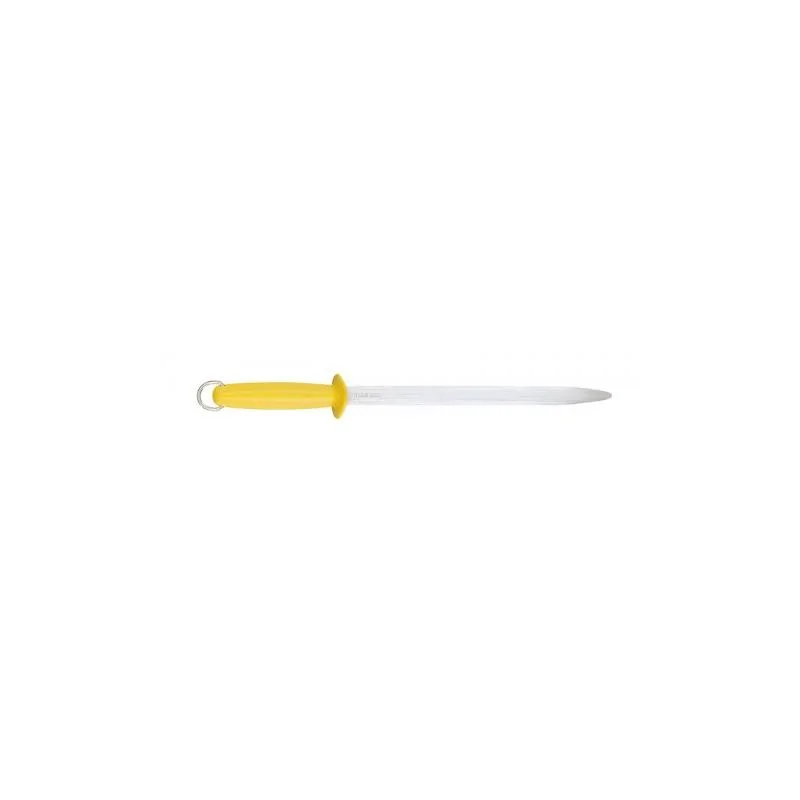 FISCHER Sharpening Oval Steel 30 cm - Yellow Plastic Handle FISCHER Sharpening Oval Steel 30 cm - Yellow Plastic Handle