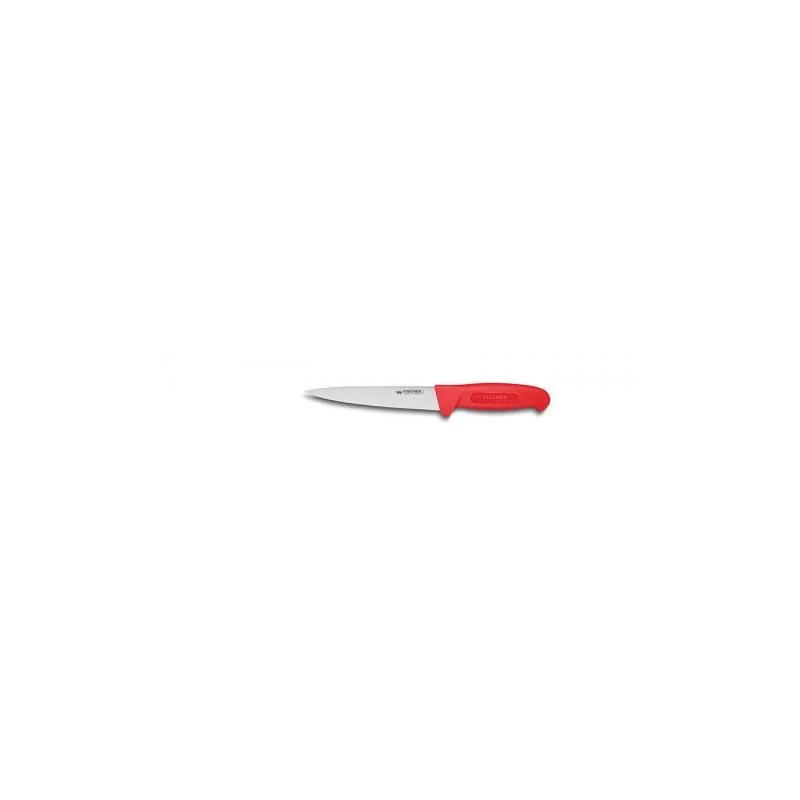 FISCHER PROFINOX Boning Knife 17 cm - Red Handle