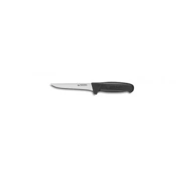 FISCHER PROFINOX Boning Knife 14 cm - Straight Back Black Handle