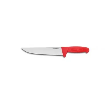 FISCHER PROFINOX Butcher Knife 25 cm - Red Handle