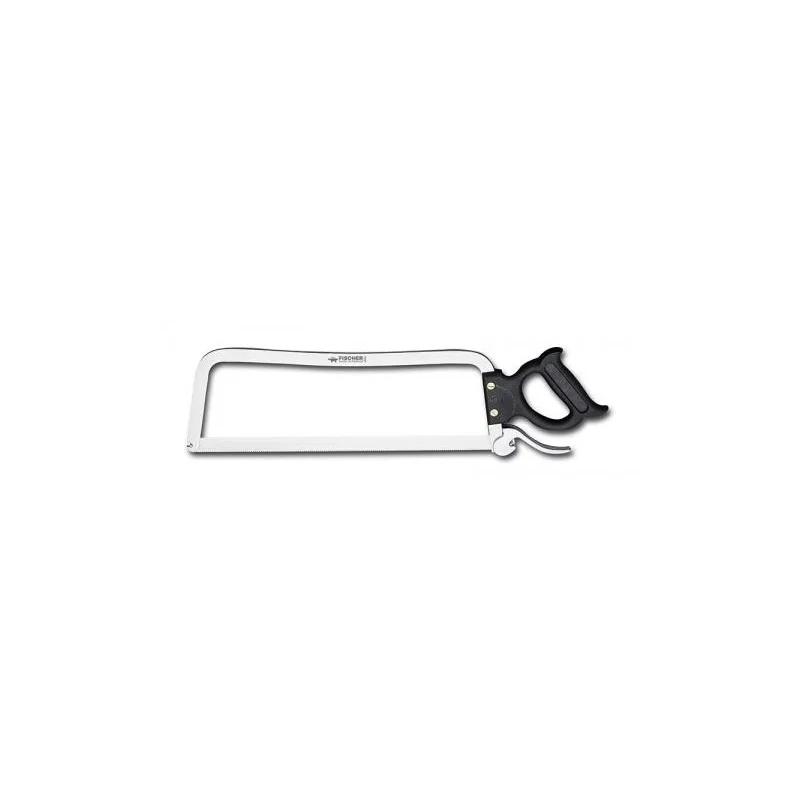 FISCHER Stainless Steel Butcher'S Saw 45 cm - 20 Mm Blade Black Handle