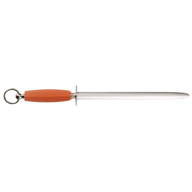 FISCHER Sharpening Oval Steel 30 cm - Orange Plastic Soft Touch FISCHER Sharpening Oval Steel 30 cm - Orange Plastic Soft Touch