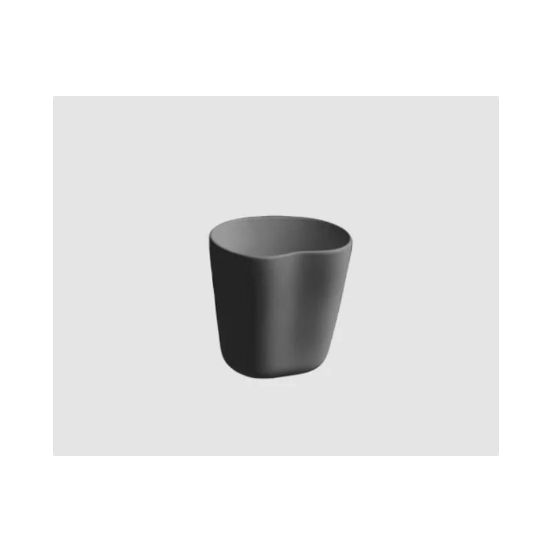 Jelly Organic Glass - Black - 8.5 x 7.5 x 8 cm - Set of 6 Jelly Organic Glass - Black - 8.5 x 7.5 x 8 cm - Set of 6