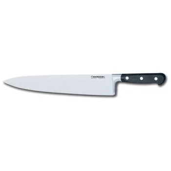 FISCHER BARGOIN Chef Knife Aluminium Bolster 30 cm - Black Handle